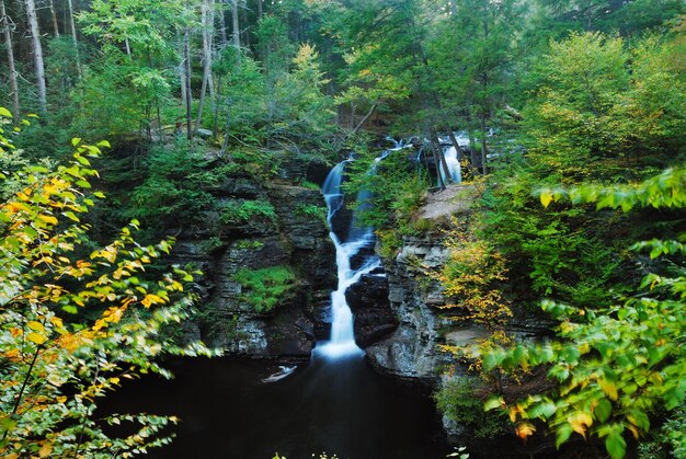 Cascada en la montaña