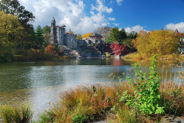 Castillo de Belvedere en el Central Park de la ciudad de Nueva York