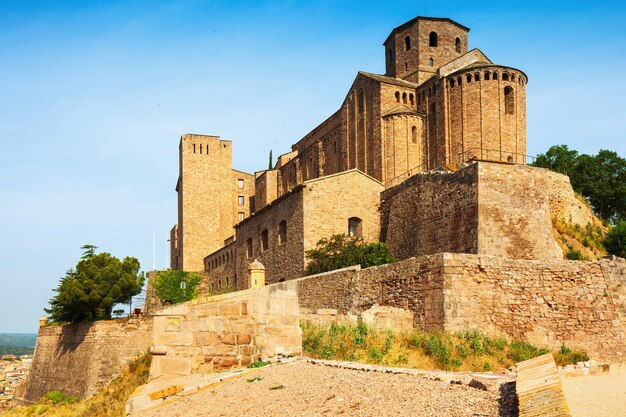 castillo medieval en Cardona. Cataluña