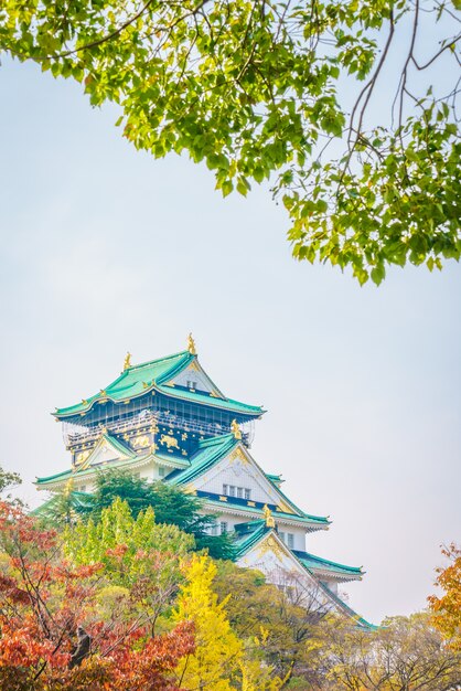 Castillo de Osaka en Osaka Japón