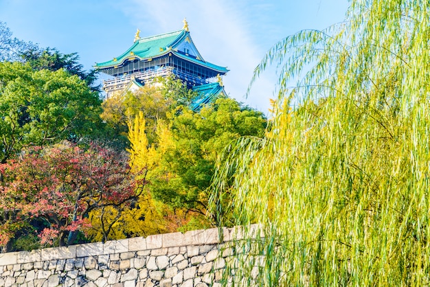 Foto gratuita castillo de osaka