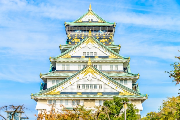 Foto gratuita castillo de osaka