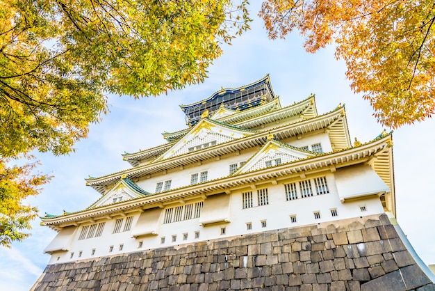 Foto gratuita castillo de osaka