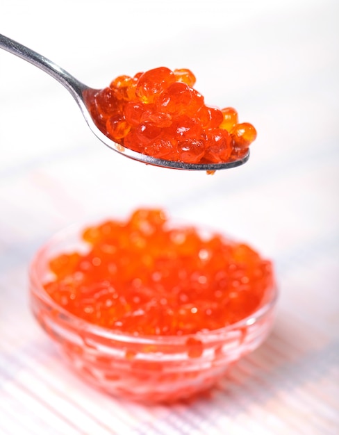 caviar rojo