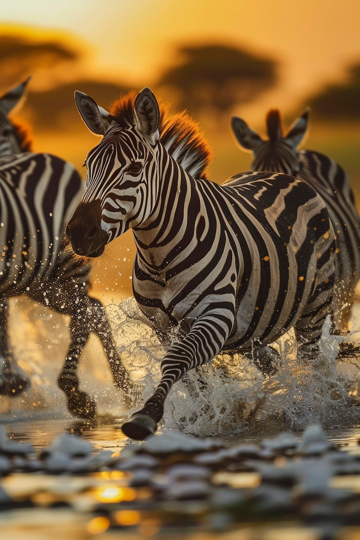 Foto gratuito cebra en la naturaleza