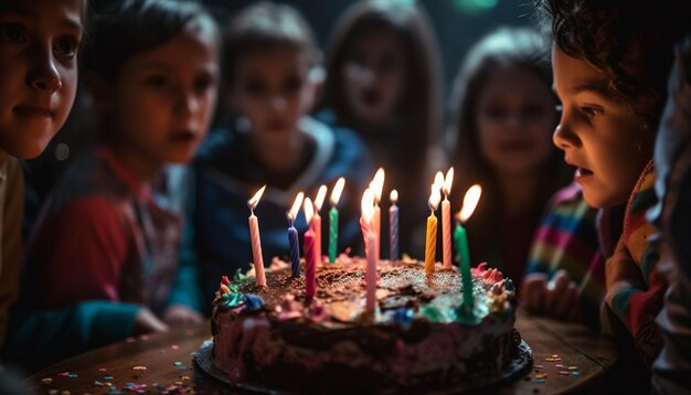 La celebración de los cumpleaños infantiles trae recuerdos alegres generados por IA