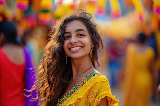 Celebración de la deidad Navratri.