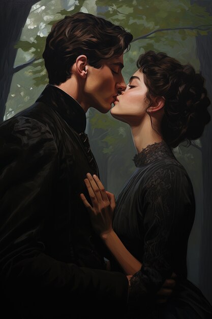 Celebración del Día Internacional del Beso con la pareja