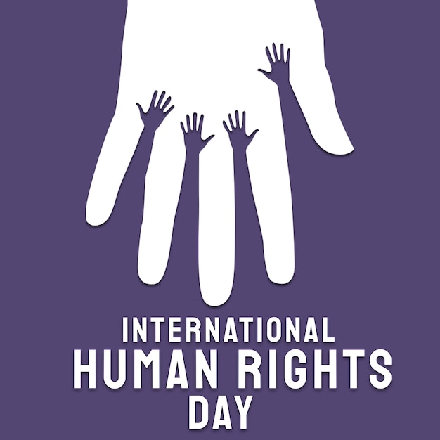 Foto gratuita celebración del día internacional de los derechos humanos