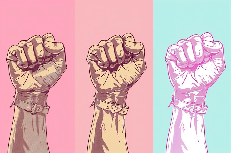 Foto gratuito celebración del día internacional de la mujer y igualdad de derechos en el estilo de arte digital