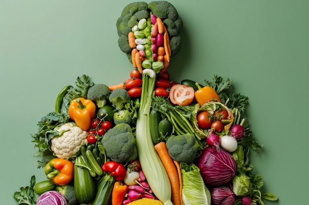 Celebración del Día Mundial de la Salud con comida saludable.