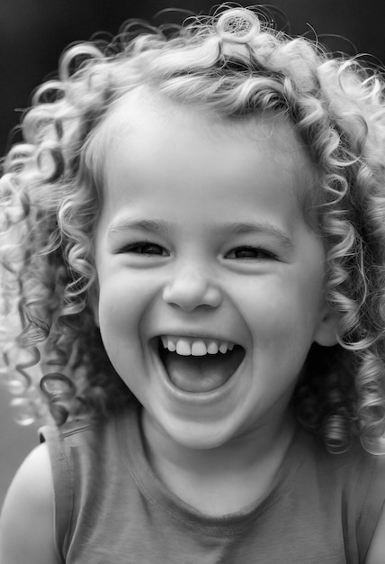 Foto gratuita celebración del día de los niños con el retrato de un niño lindo