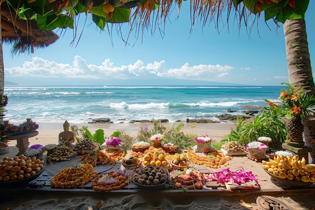 Foto gratuita celebración del día nyepi en indonesia