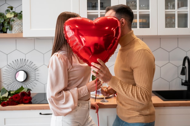 Foto gratuita celebración del día de san valentín