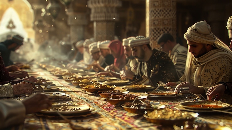 Foto gratuito celebración digital del arte del ramadán