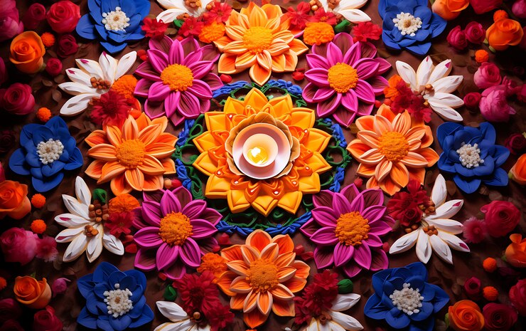 Foto gratuito celebración de lohri en la india