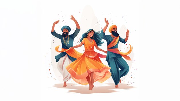 Celebración de Lohri en la India