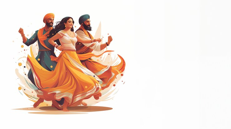 Foto gratuito celebración de lohri en la india