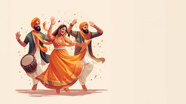 Celebración de Lohri en la India