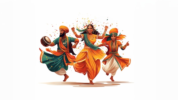 Foto gratuita celebración de lohri en la india