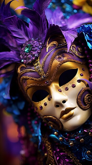 Celebración del Mardi Gras en Nueva Orleans