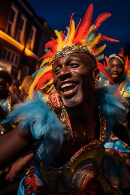 Celebración del Mardi Gras en Nueva Orleans