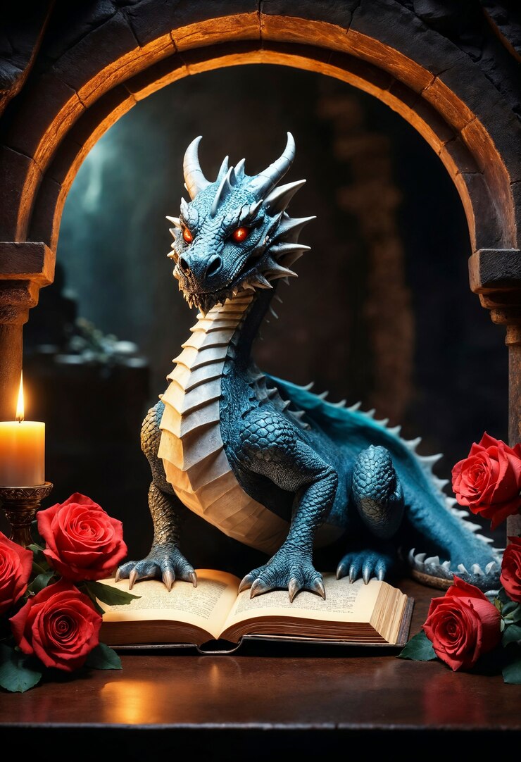 Foto gratuito celebración de sant jordi con libro y rosa