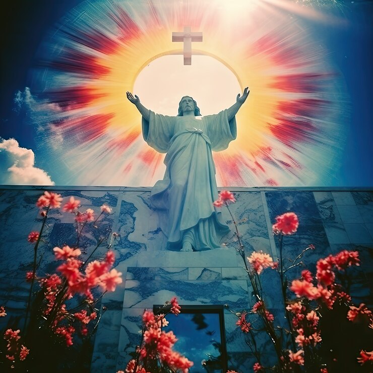 Foto gratuito celebración de semana santa colores vivos