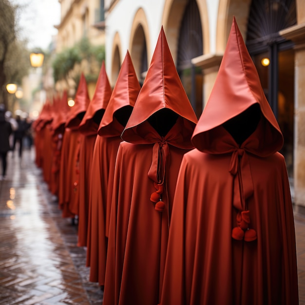 Foto gratuita celebración de semana santa colores vivos