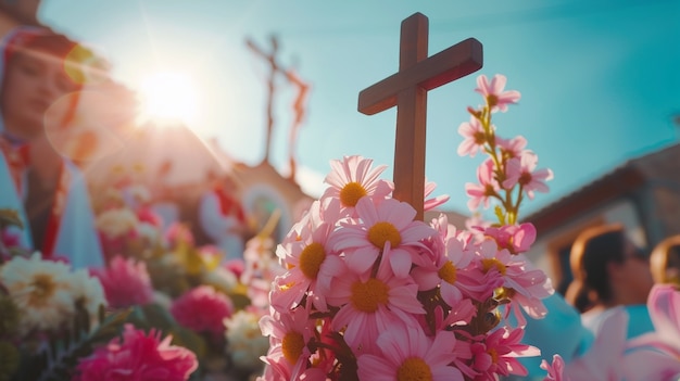 Foto gratuita celebración de la semana santa