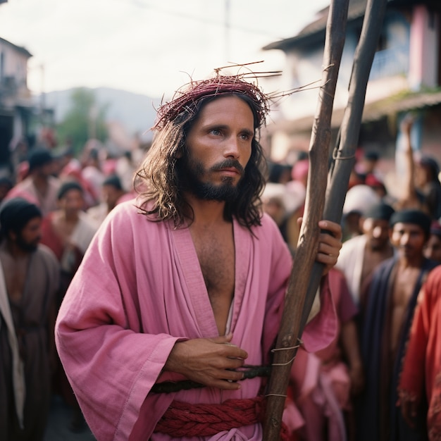 Foto gratuita celebración de la semana santa