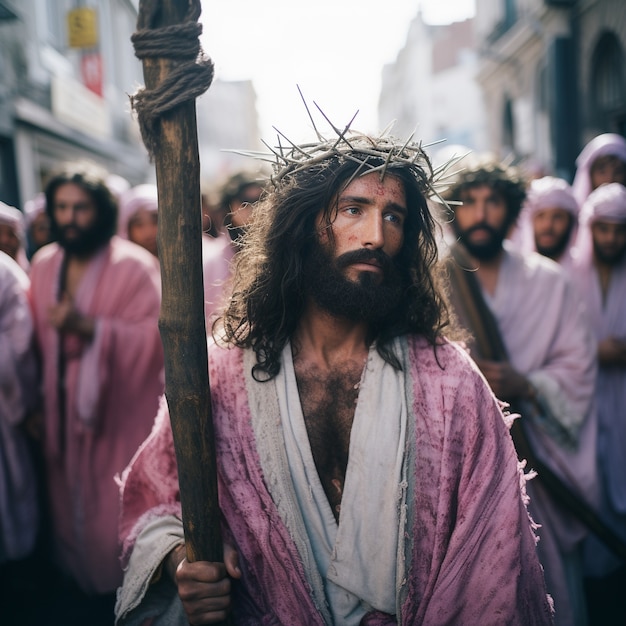 Foto gratuita celebración de la semana santa