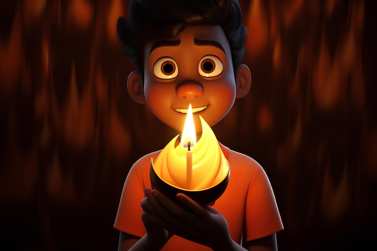 Foto gratuito celebración del taipusam en dibujos animados