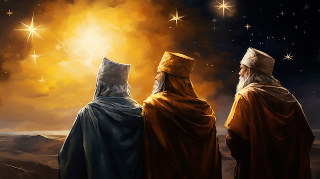 La celebración de los tres reyes sabios