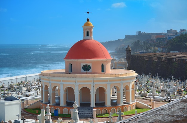 Foto gratuita cementerio en el viejo san juan, puerto rico