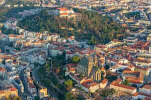 Foto gratuita centro de la ciudad de brno