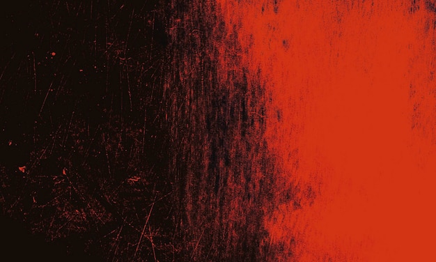 cepillo rojo angustiado en fondo oscuro