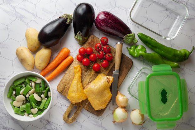 De cerca la deliciosa preparación de comidas