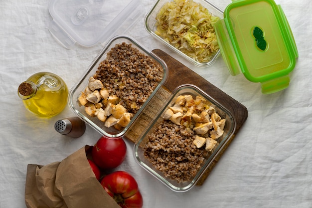 Foto gratuita de cerca la deliciosa preparación de comidas