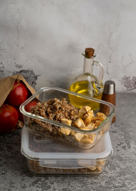 Foto gratuita de cerca la deliciosa preparación de comidas