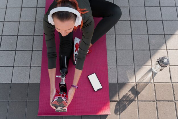 Cerca de la diversidad deporte mujer formación