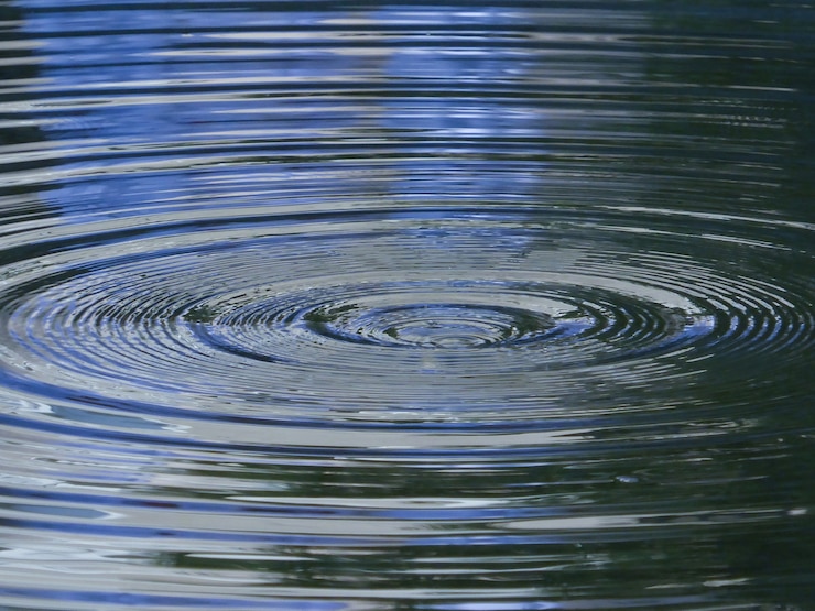Foto gratuito cerca de una ondulación de agua azul