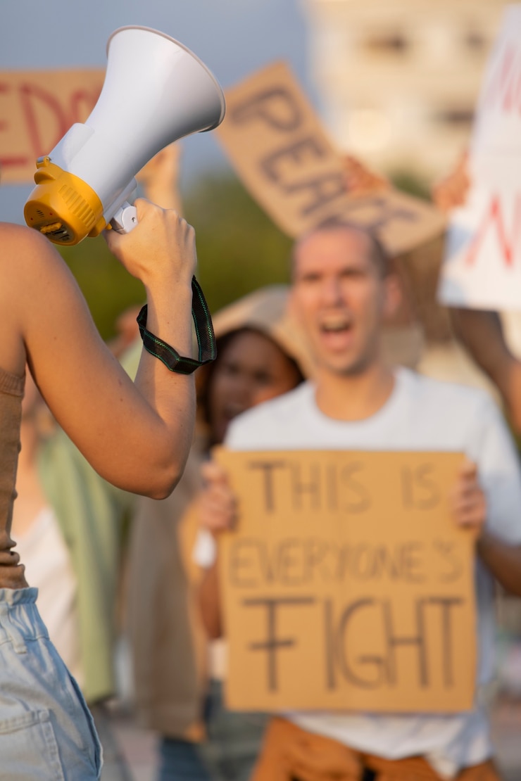 Foto gratuito cerca de personas en protesta
