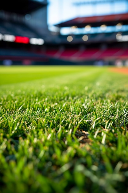 Foto gratuita cerrar en el campo de béisbol