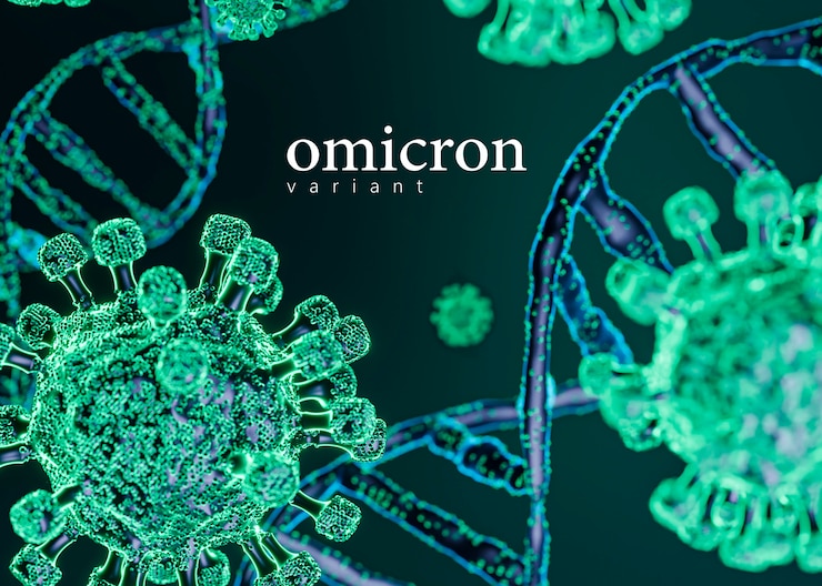 Foto gratuito cerrar en la celda omicron