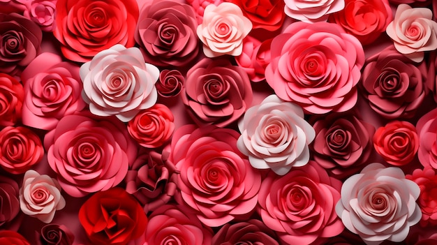 Foto gratuita cerrar fondo de rosas rosadas