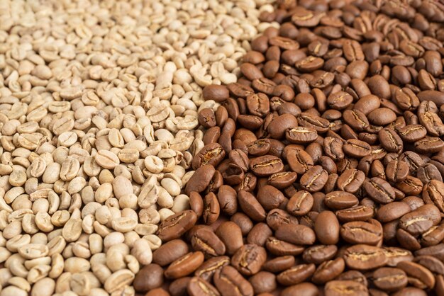 Cerrar granos de café