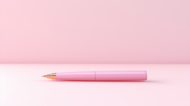 Cerrar en lápiz rosa