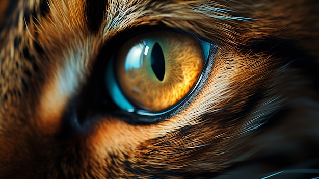 Foto gratuita cerrar los ojos de gatito