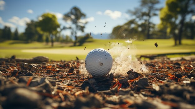 Cerrar la pelota de golf